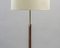 Swedish Beechwood and Brass Floor Lamp, 1950s, Image 3