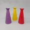 Italian Ceramic Vases, 1980s, Set of 3 3