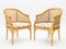 Bamboo and Rattan Lounge Chairs, 1960s, Set of 2 6