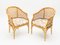 Bamboo and Rattan Lounge Chairs, 1960s, Set of 2 3