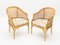 Bamboo and Rattan Lounge Chairs, 1960s, Set of 2, Image 3