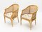 Fauteuils en Bambou et Rotin, 1960s, Set de 2 4