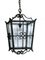 Mid-Century Large Italian Wrought Iron Ceiling Lamps, Set of 2 4