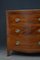 Regency Mahogany Bow Fronted Chest of Drawers, Image 9