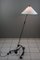 Adjustable Wrought Iron Painted Floor Lamp, 1960s, Image 10
