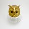 Vintage Glass and Metal Owl Candy Box, Image 2