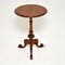 Antique Victorian Style Walnut Side Table, Image 1