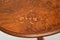 Antique Victorian Style Walnut Side Table 5