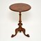 Antique Victorian Style Walnut Side Table, Image 2