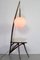 Mid-Century Modern Style Pink Floor Lamp and American Nut Table 2