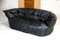 Black Leather Brigantine Sofa by Michel Ducaroy for Ligne Roset, 1980s, Image 3