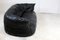 Black Leather Brigantine Sofa by Michel Ducaroy for Ligne Roset, 1980s 5