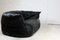 Black Leather Brigantine Sofa by Michel Ducaroy for Ligne Roset, 1980s 4