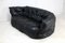 Black Leather Brigantine Sofa by Michel Ducaroy for Ligne Roset, 1980s, Image 11