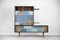 Mid-Century Modern Scandinavian Hand-Painted Birch Cabinet & Sideboard, 1960s, Set of 2 13