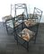 Slender Porch Metal Chairs, 1980s, Set of 6 9