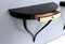 Black Wall-Mounted Console Tables by Guglielmo Ulrich, 1940s, Italy, Set of 2 10