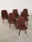 Scandinavian Rosewood Dining Chairs with Woven Wool Seats, 1960s, Set of 6 16