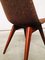 Scandinavian Rosewood Dining Chairs with Woven Wool Seats, 1960s, Set of 6 2