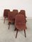 Skandinavische Palisander Esszimmerstühle mit Woll Sitzen, 1960er, 6er Set 22