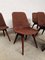 Skandinavische Palisander Esszimmerstühle mit Woll Sitzen, 1960er, 6er Set 13