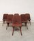 Scandinavian Rosewood Dining Chairs with Woven Wool Seats, 1960s, Set of 6, Image 21