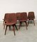 Scandinavian Rosewood Dining Chairs with Woven Wool Seats, 1960s, Set of 6, Image 18