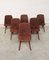 Scandinavian Rosewood Dining Chairs with Woven Wool Seats, 1960s, Set of 6, Image 1