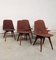 Skandinavische Palisander Esszimmerstühle mit Woll Sitzen, 1960er, 6er Set 17