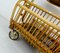 Bamboo, Rattan & Black Formica Trolley with Magazine Rack from FM, 1950s, Image 7