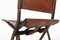 Mid-Century Belgian Metal and Leather Side Chair by Emile Souply 10