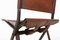 Mid-Century Belgian Metal and Leather Side Chair by Emile Souply, Image 10