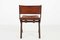 Mid-Century Belgian Metal and Leather Side Chair by Emile Souply, Image 4