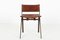 Mid-Century Belgian Metal and Leather Side Chair by Emile Souply 5