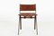 Mid-Century Belgian Metal and Leather Side Chair by Emile Souply, Image 5