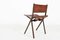 Mid-Century Belgian Metal and Leather Side Chair by Emile Souply 3