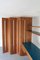 Estantería de pared de madera con escritorio y biombo, años 60, Imagen 13