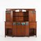 Art Deco Wood and Glass Cupboard, 1930s 1