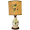 Lampe de Bureau Vintage en Céramique Peinte à la Main, Italie, 1980s 1