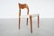 Model 71 Dining Chairs by Niels Otto Møller for J.L. Møllers, 1951, Set of 4, Image 6