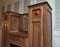 Oak Art Nouveau Arts & Crafts Display Cabinet with Bird Panels, 1900, Image 15