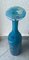 Vase Bouteille Bleue Décor Ming par Harris Michael pour Mdina 2