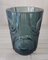 Vaso Art Déco grigio blu di Moser Böhmen, anni '20, Immagine 4