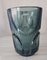 Vaso Art Déco grigio blu di Moser Böhmen, anni '20, Immagine 1