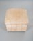 Leder Patchwork Pouf, 1970er 3