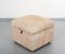 Leder Patchwork Pouf, 1970er 1