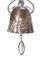 Campanello Gong o campana Art Déco in ferro battuto di Amsterdam, anni '30, Immagine 5