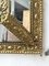 Antiker goldener Spiegel im Napoleon III Stil mit Perlen 17