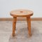 Swedish Pine Stool or Side Table, 1960s 4