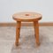 Swedish Pine Stool or Side Table, 1960s, Image 4